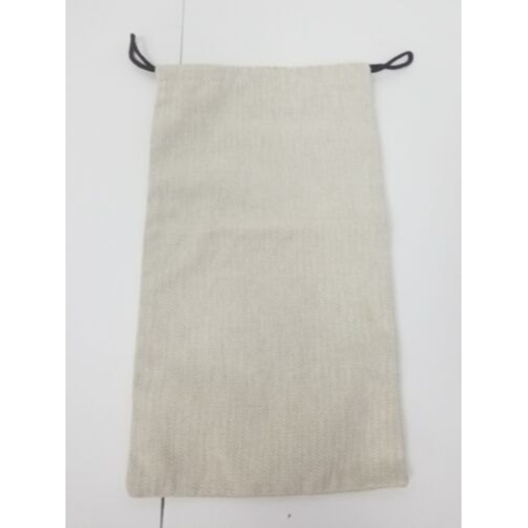 Hermes Paris Herringbone Tweed Drawstring Shoe Storage Dust Bag 15" X 9” - Picture 3 of 3